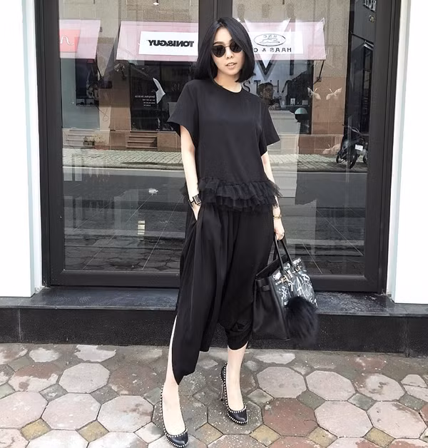Trang phục đẹp mê hồn của các tín đồ thời trang Việt ngày mát mẻ ảnh 4