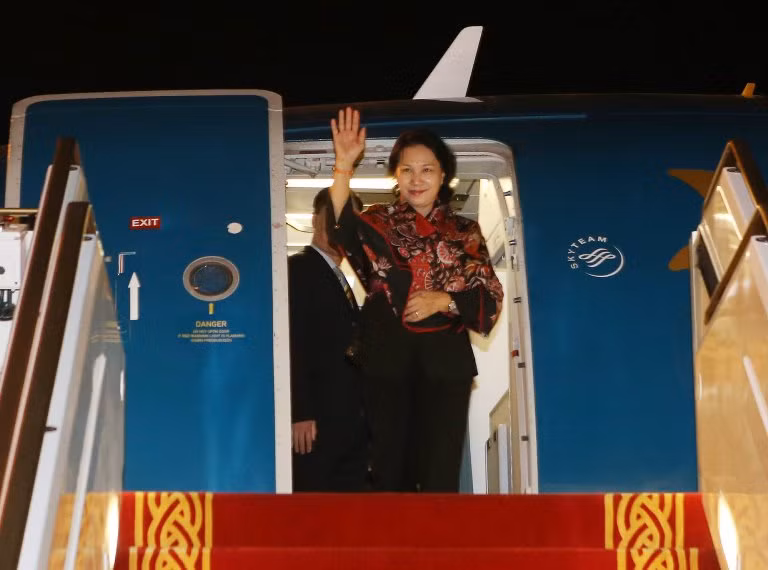 Chủ tịch Quốc hội bắt đầu dự Hội nghị Nữ Chủ tịch Quốc hội thế giới ảnh 1