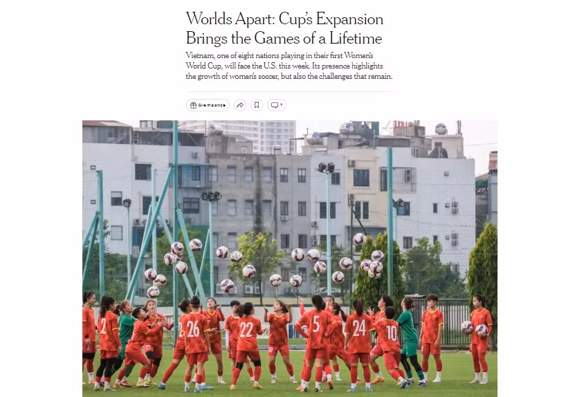 World Cup Nữ: Báo Mỹ ấn tượng với sự thăng tiến của Tuyển Nữ Việt Nam ảnh 2