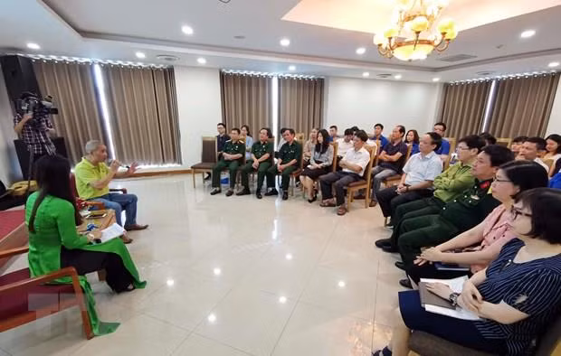 Những hoạt động ý nghĩa của TTXVN tri ân các thương binh, liệt sỹ ảnh 5