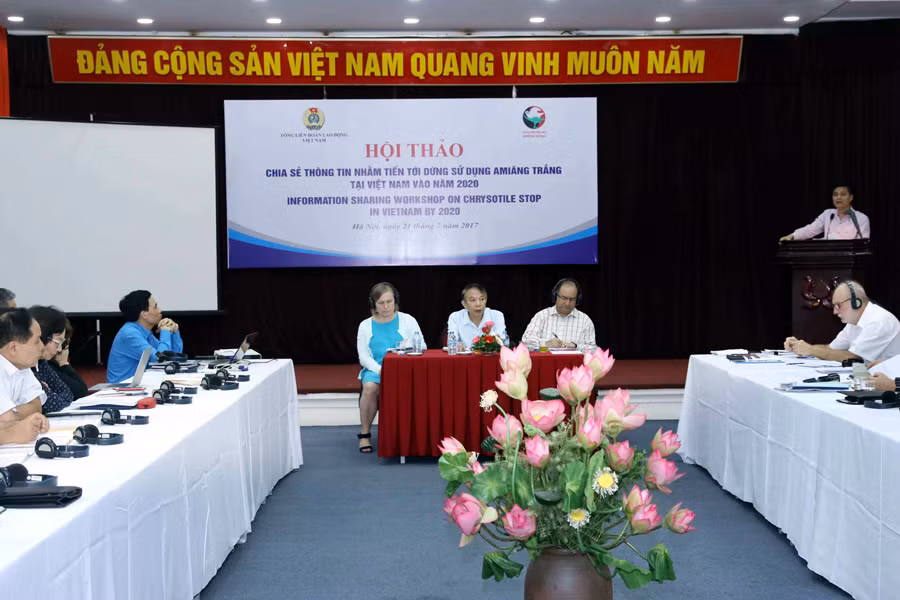 "Đã có 65 quốc gia có lệnh cấm toàn bộ hoặc một phần amiăng" ảnh 1