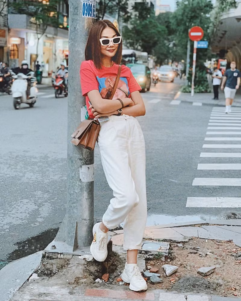 Street style đẹp mê hồn của dàn mỹ nhân Việt trong tuần qua ảnh 6