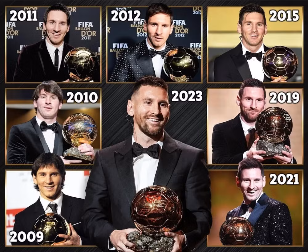 Lionel Messi thiết lập kỷ lục về số lần giành Quả bóng Vàng ảnh 1