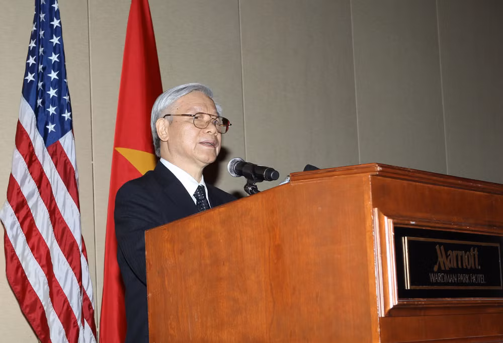 Toàn văn bài nói chuyện của Tổng Bí thư Nguyễn Phú Trọng tại CSIS ảnh 1