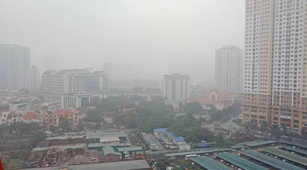 Mưa phùn giảm, chất lượng ô nhiễm không khí ở Hà Nội lại “xấu” ảnh 1