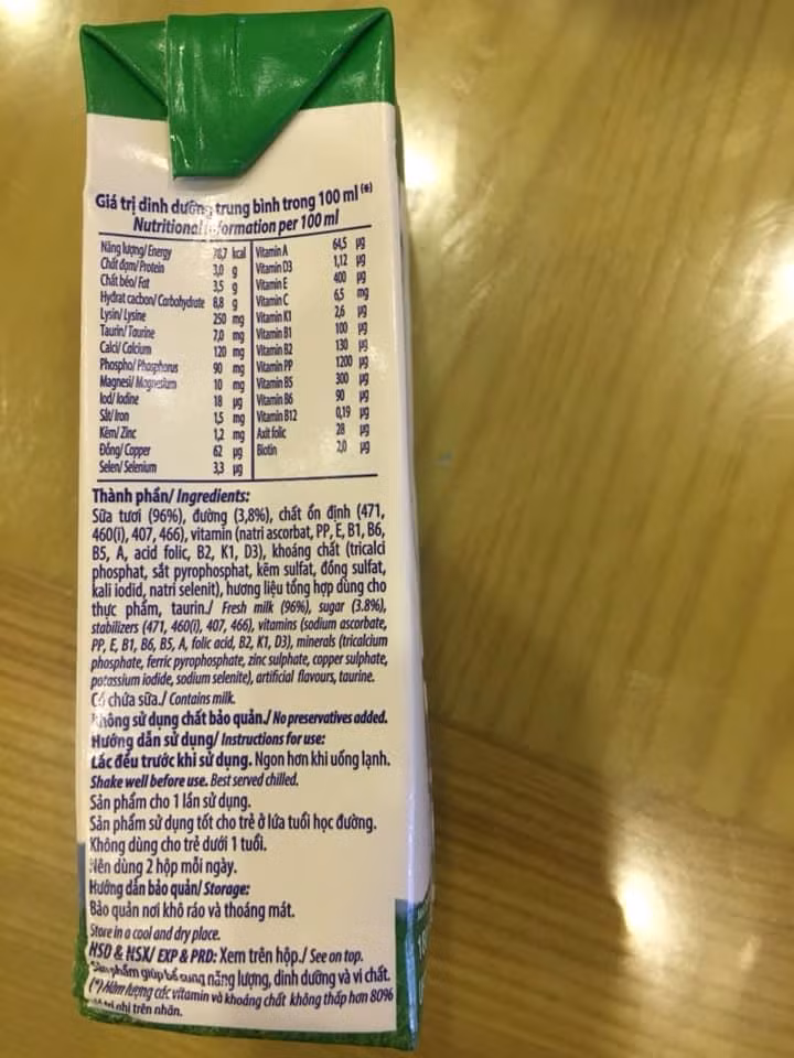 Vinamilk yêu cầu Sở GD và ĐT Hà Nội làm rõ về việc bổ sung 14 vi chất ảnh 1