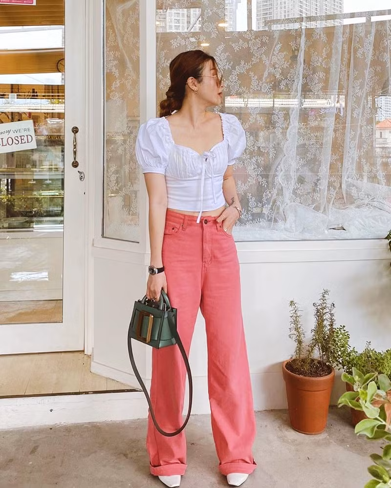"Tan chảy" trước street style nữ tính, ngọt ngào của dàn sao Việt ảnh 3