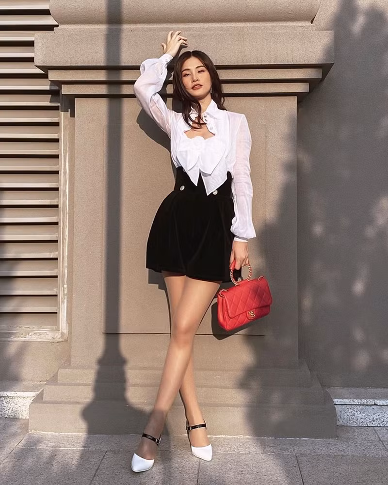 "Tan chảy" trước street style nữ tính, ngọt ngào của dàn sao Việt ảnh 8