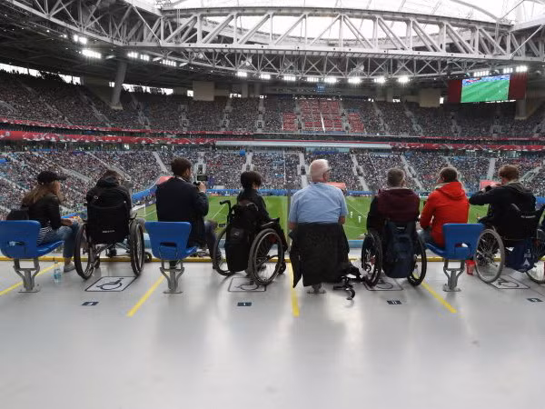 World Cup 2018 dành ưu tiên tuyệt đối cho người tật nguyền ảnh 1