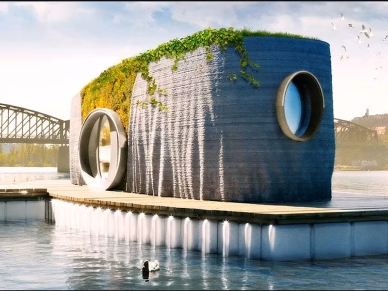 Ngôi nhà in 3D đầu tiên mở ra hy vọng giải quyết khủng hoảng nhà ở ảnh 1