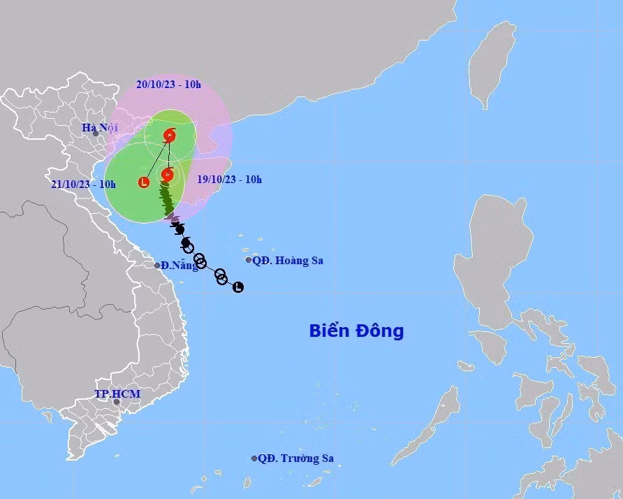 Bão số 5: Khu vực Vịnh Bắc Bộ có gió mạnh, biển động dữ dội ảnh 1