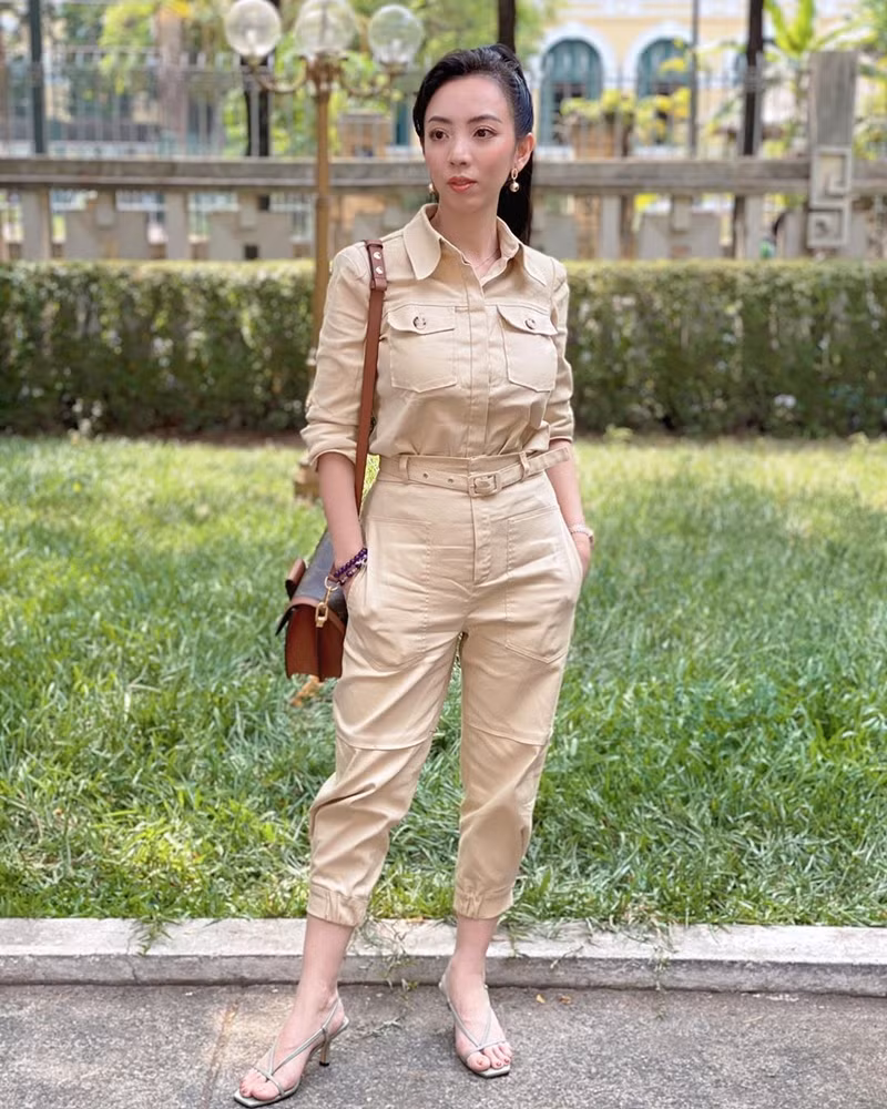 Street style xanh mướt, ngập nắng mùa Hè của dàn sao Việt ảnh 24