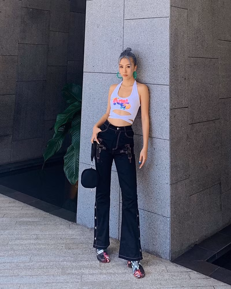 Street style xanh mướt, ngập nắng mùa Hè của dàn sao Việt ảnh 8