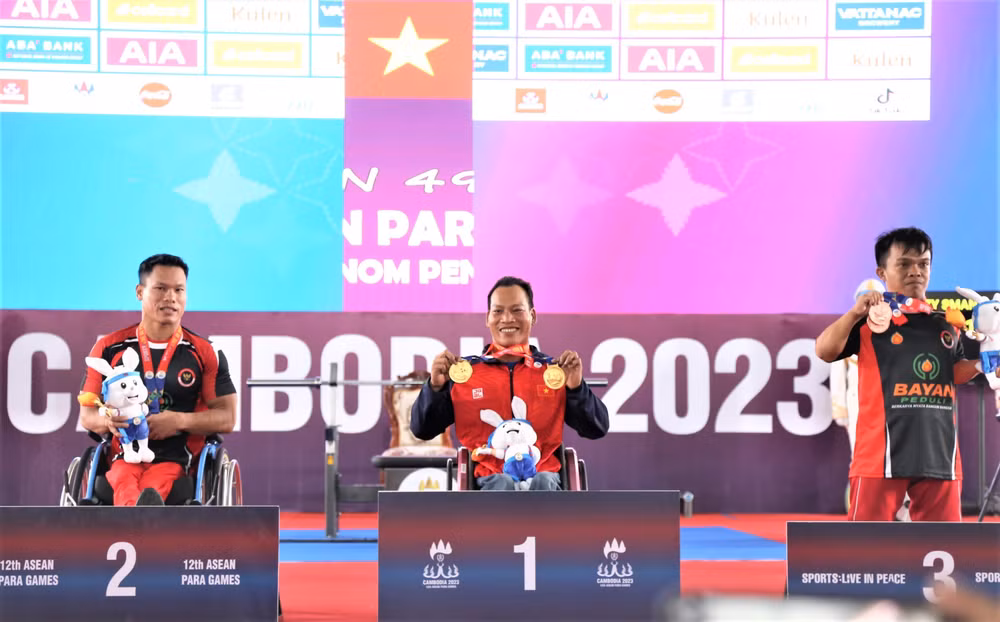 Việt Nam vượt xa chỉ tiêu HCV, xếp thứ 3 chung cuộc tại Para Games 12 ảnh 1