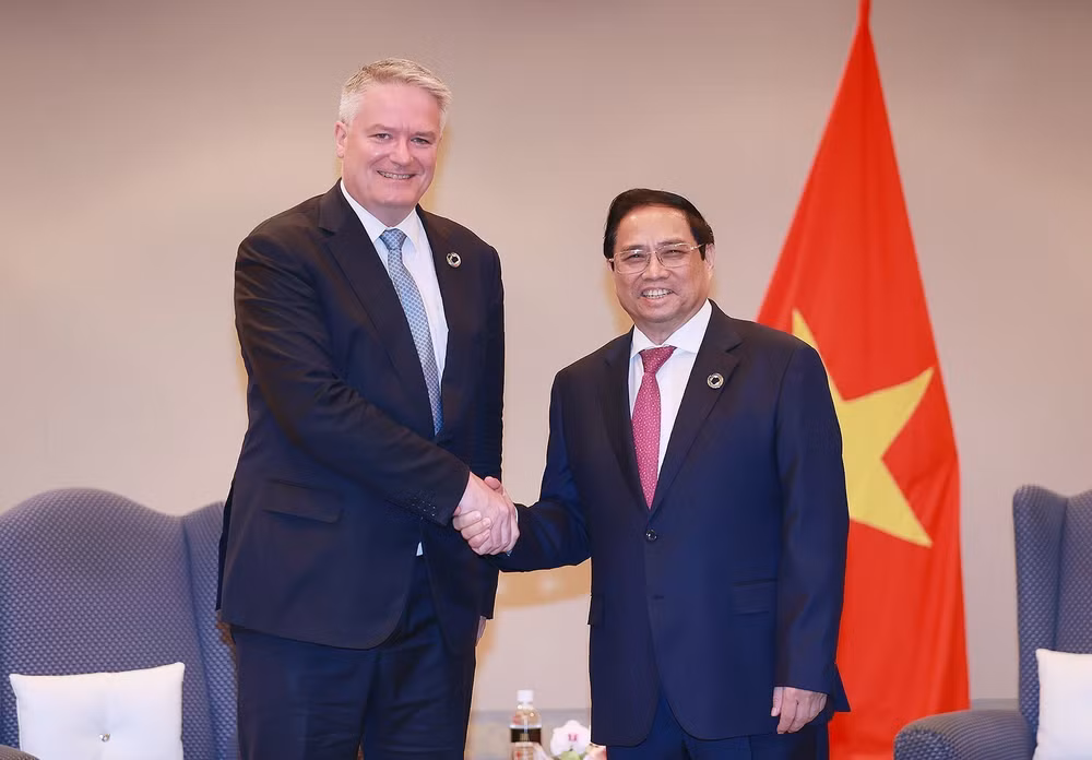 Thủ tướng Phạm Minh Chính tiếp Tổng Thư ký OECD Mathias Cormann ảnh 1