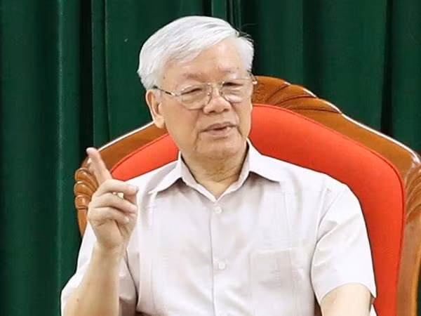 Tổng Bí thư, Chủ tịch nước Nguyễn Phú Trọng chủ trì họp lãnh đạo ảnh 1