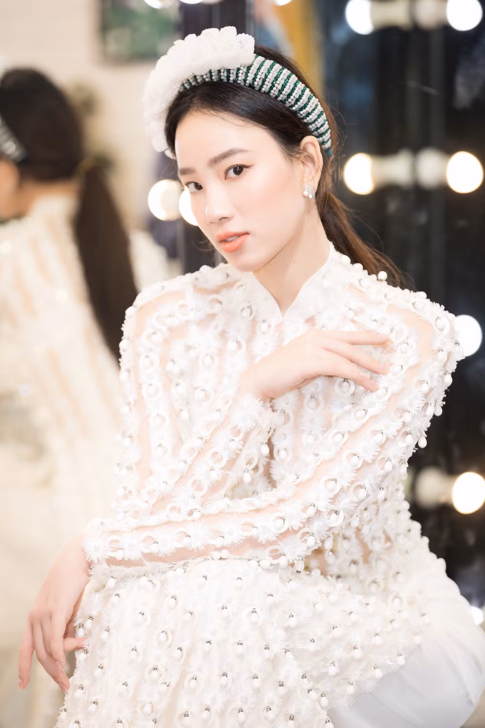 Ái Nhi tích cực tập luyện ngay trước thềm thi Miss Intercontinental ảnh 1