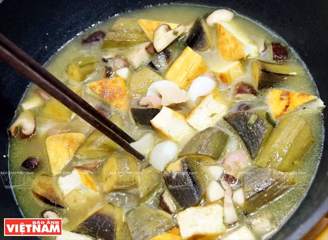 Chuối đậu om - món ăn mang đậm phong vị thôn quê Đồng bằng Bắc Bộ ảnh 5