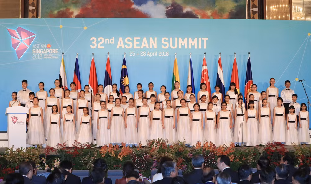 Hình ảnh Thủ tướng dự Phiên khai mạc Hội nghị Cấp cao ASEAN lần thứ 32 ảnh 4