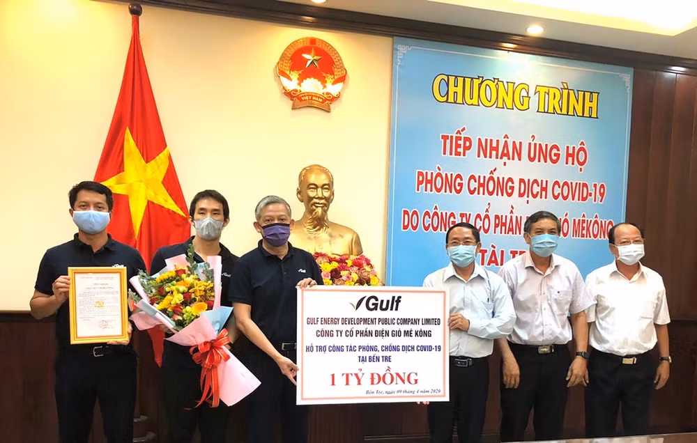 Doanh nghiệp Thái Lan ủng hộ tỉnh Bến Tre 1 tỷ đồng để chống COVID-19 ảnh 1