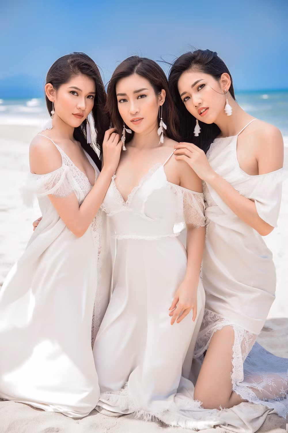 Top 3 Hoa hậu Việt Nam hóa những thiên thần thướt tha ảnh 7
