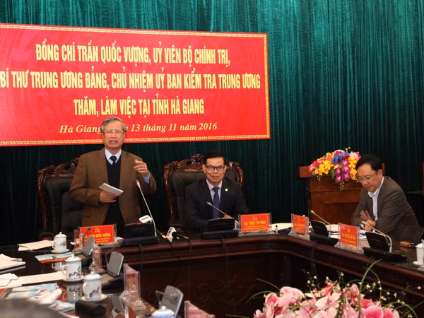 Đoàn Ủy ban Kiểm tra TW Đảng làm việc tại Hà Giang, Tuyên Quang ảnh 1
