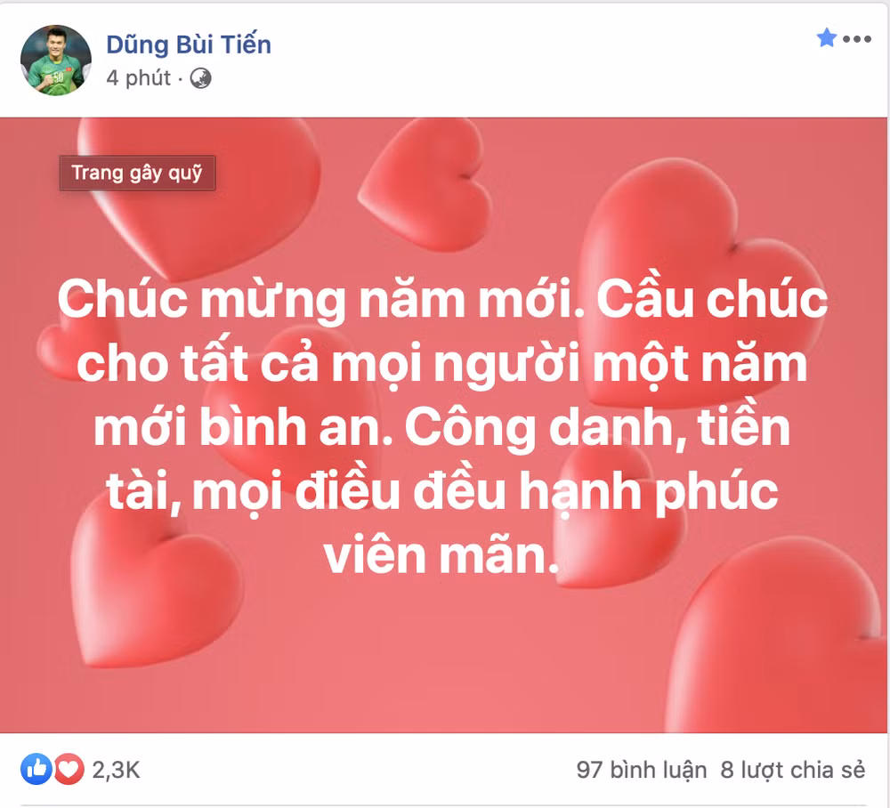 Cầu thủ tuyển Việt Nam nô nhau chúc tết Canh Tý an lành người hâm mộ ảnh 1
