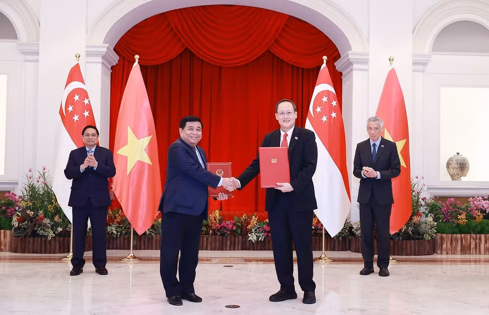 Việt Nam-Singapore tăng cường tin cậy chính trị, hợp tác kinh tế ảnh 3