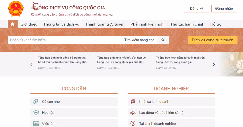 Từ 13/3, thí điểm nộp phạt vi phạm giao thông qua Cổng Dịch vụ công ảnh 1