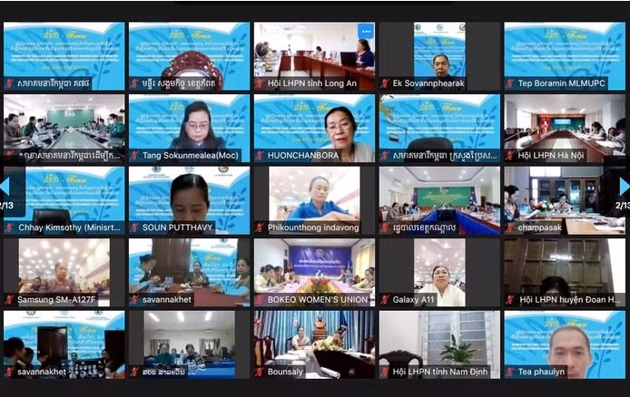 Phụ nữ Việt Nam-Lào-Campuchia hợp tác vì phát triển xanh và bền vững ảnh 2