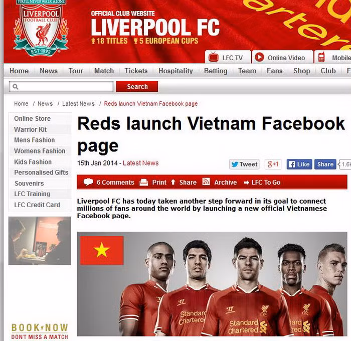 Liverpool mang tin vui tới Việt Nam, Moyes "săn" cầu thủ ảnh 2