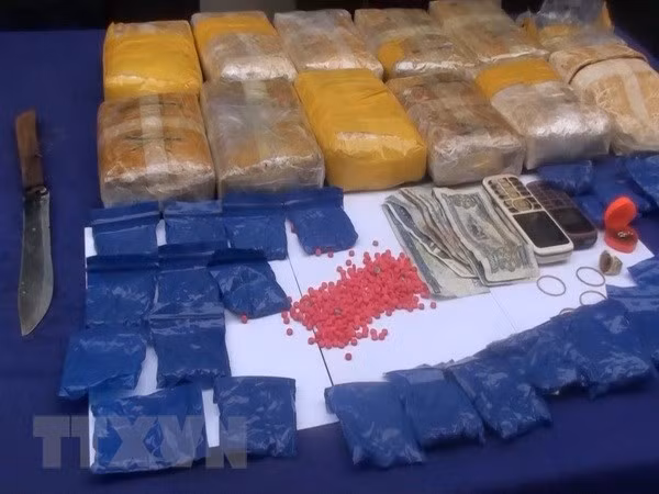 Bắt đối tượng vận chuyển 12 bánh heroin và 36.000 viên ma túy ảnh 1