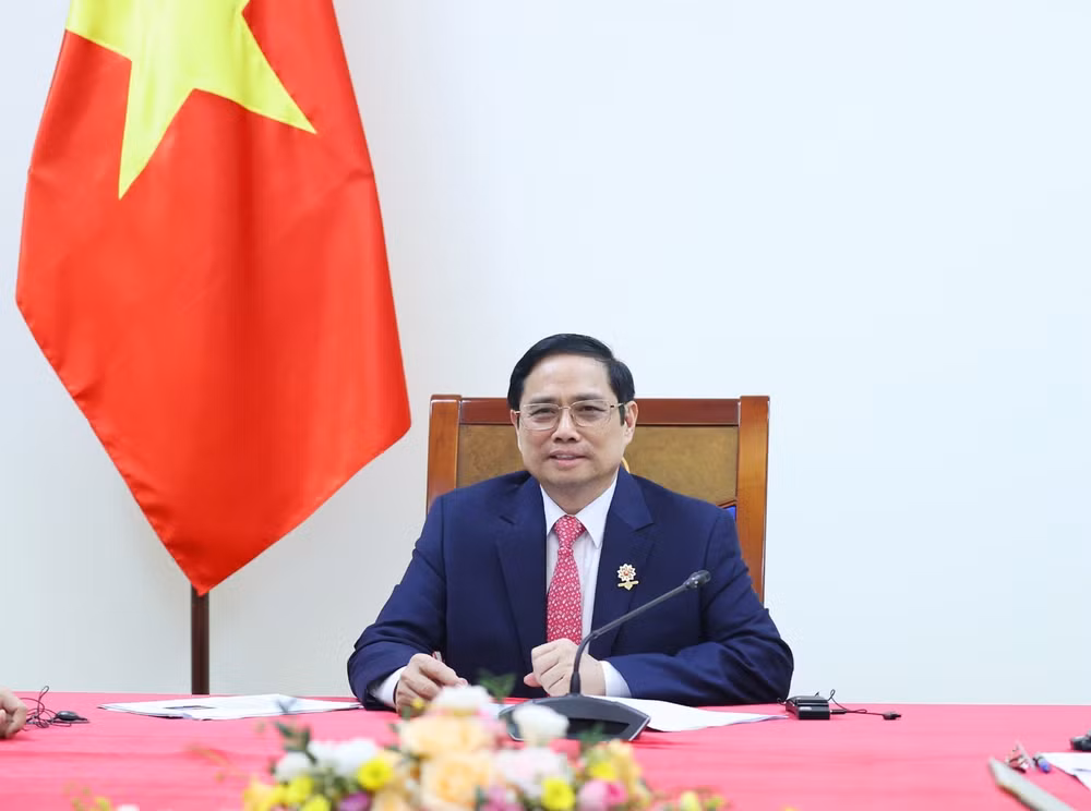 Thủ tướng Phạm Minh Chính điện đàm với Tổng thống Cộng hòa Chile ảnh 1
