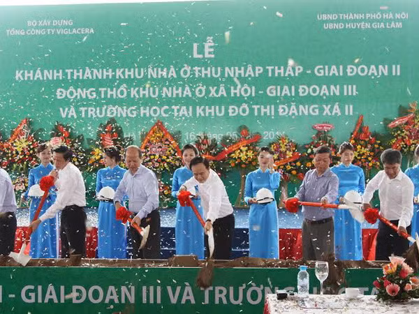 Động thổ xây dựng thêm 1.500 căn nhà ở xã hội tại Hà Nội ảnh 1