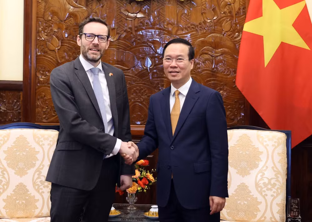 Chủ tịch nước Võ Văn Thưởng tiếp Đại sứ Vương quốc Anh ảnh 1