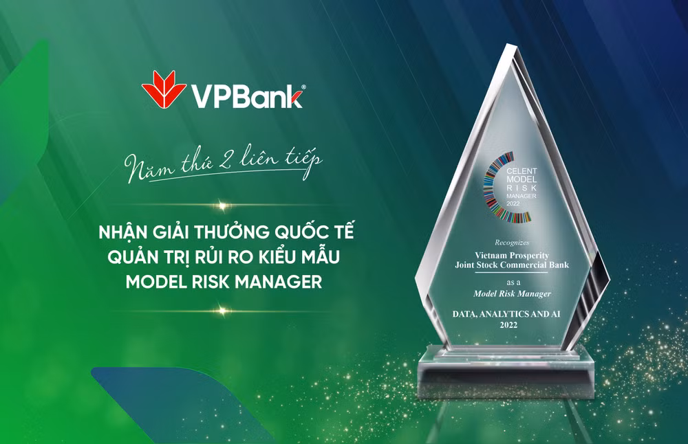 VPBank nhận giải thưởng quốc tế về quản trị rủi ro nhờ chuyển đổi số ảnh 1