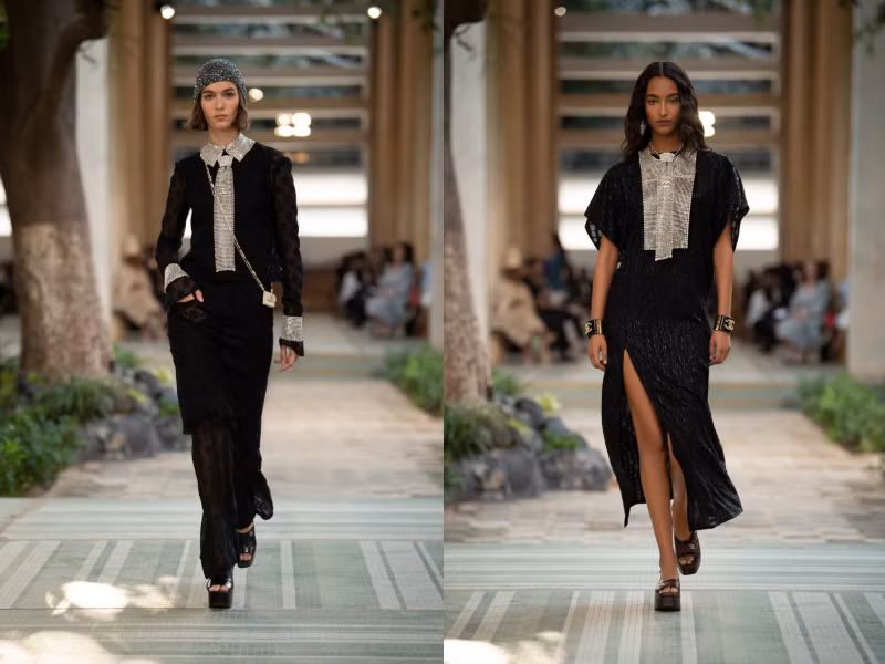 Chanel tôn vinh hoa savoir-faire thập niên 70 với BST Métiers d’Art ảnh 22