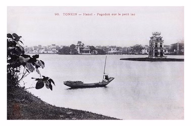 Triển lãm tư liệu cho thấy hình ảnh khác lạ của Hồ Gươm thế kỷ 19 ảnh 2