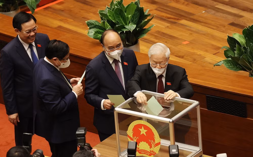 Chủ tịch Quốc hội khóa XV Vương Đình Huệ tuyên thệ nhậm chức ảnh 1