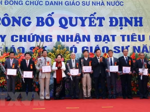 Công bố kết quả rà soát bổ nhiệm giáo sư, phó giáo sư sau ngày 28/2 ảnh 1