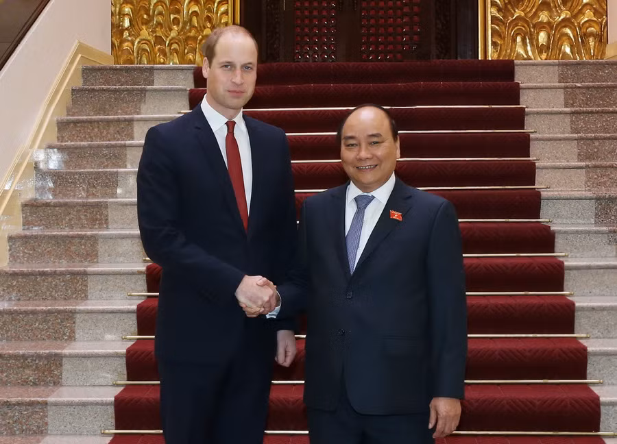 Thủ tướng tiếp Công tước xứ Cambridge William Arthur Philip Louis ảnh 2