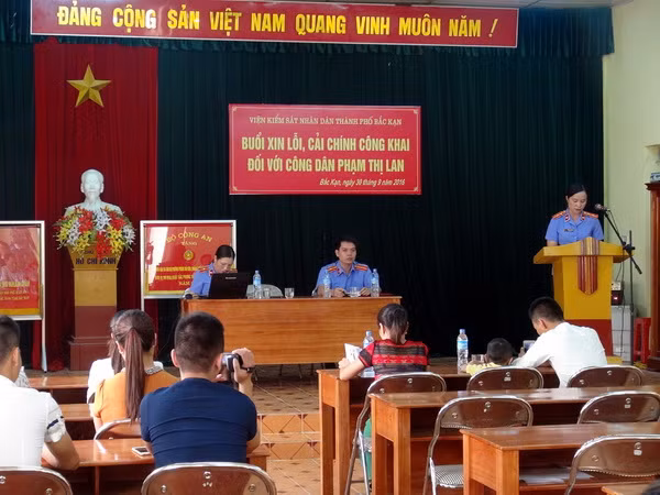 Viện Kiểm sát Bắc Kạn công khai xin lỗi người bị truy tố oan ảnh 1