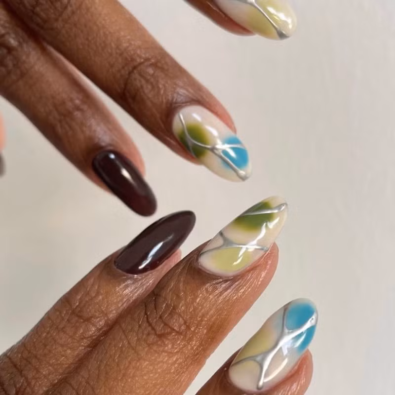 Bó túi 8 mẫu nail thịnh hành dành cho cô những nàng sành điệu ảnh 8