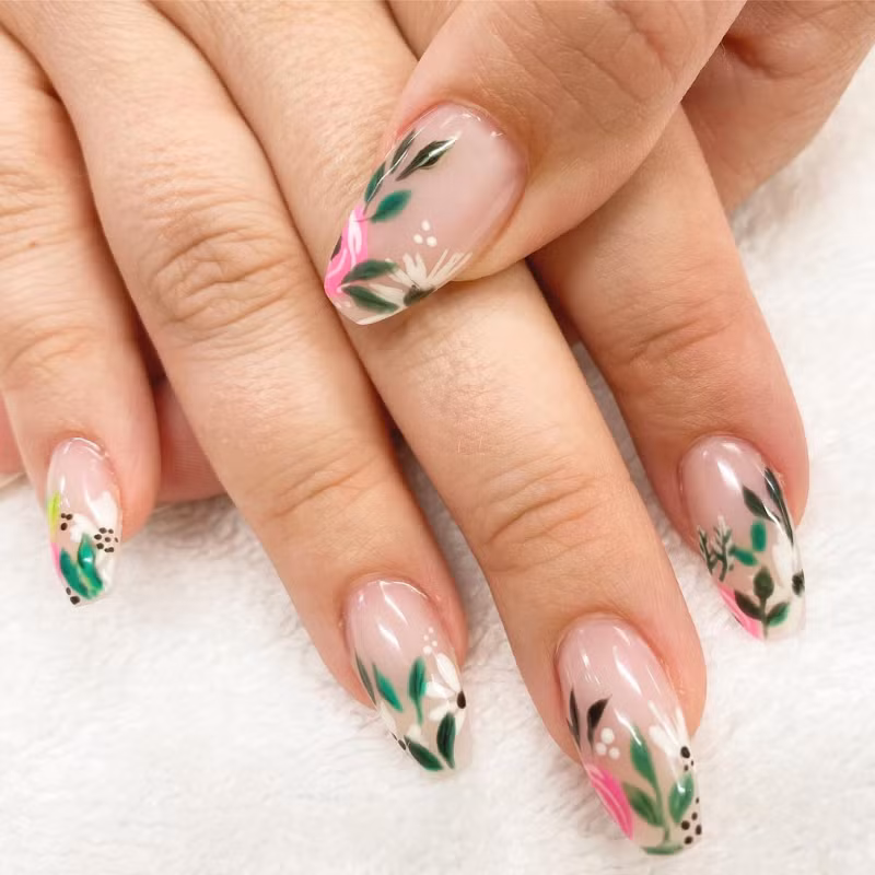 Bó túi 8 mẫu nail thịnh hành dành cho cô những nàng sành điệu ảnh 3