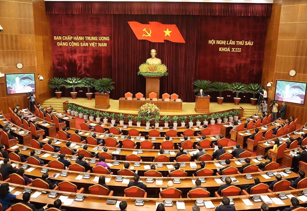 Thông báo Hội nghị lần thứ sáu Ban Chấp hành Trung ương Đảng khóa XIII ảnh 1