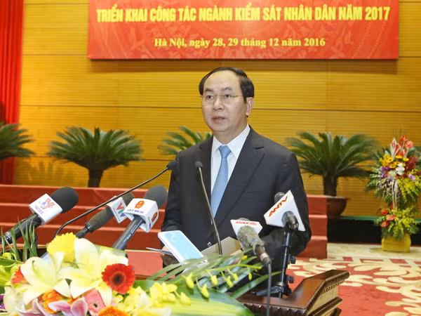 Hội nghị triển khai công tác ngành Kiểm sát nhân dân năm 2017 ảnh 1