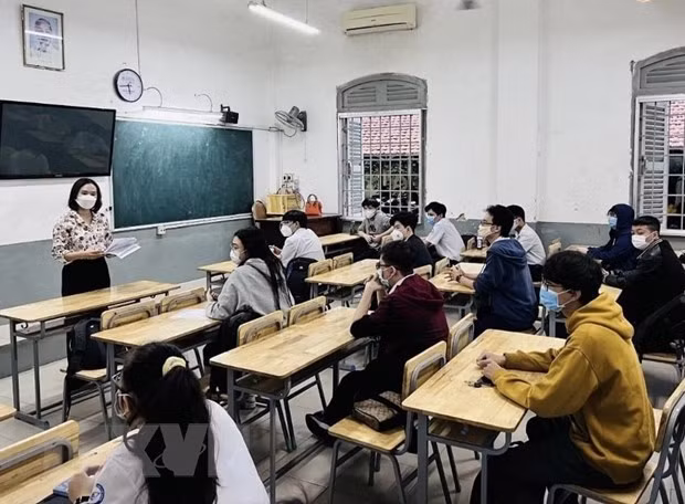 Tiền Giang tổ chức dạy học trực tiếp bảo đảm chống dịch COVID-19 ảnh 1