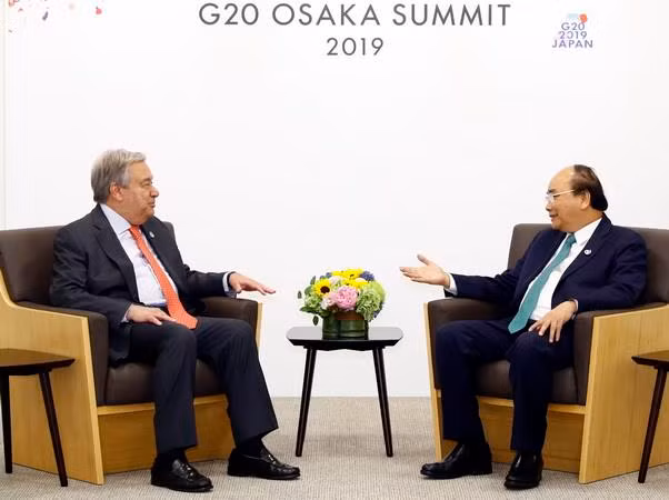G20: Thủ tướng Nguyễn Xuân Phúc gặp gỡ các nhà lãnh đạo thế giới ảnh 3