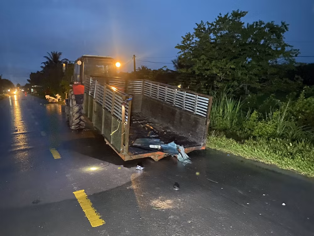 Tây Ninh: Tai nạn giữa ôtô và xe công nông kéo rơmoóc, 1 người chết ảnh 2