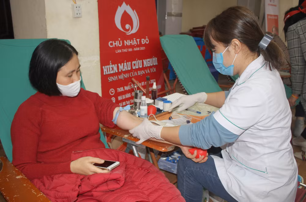 Nguy cơ thiếu máu điều trị do lượng người tham gia hiến giảm vì dịch ảnh 1